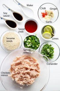 ingredients-thai-chicken-meat-balls-